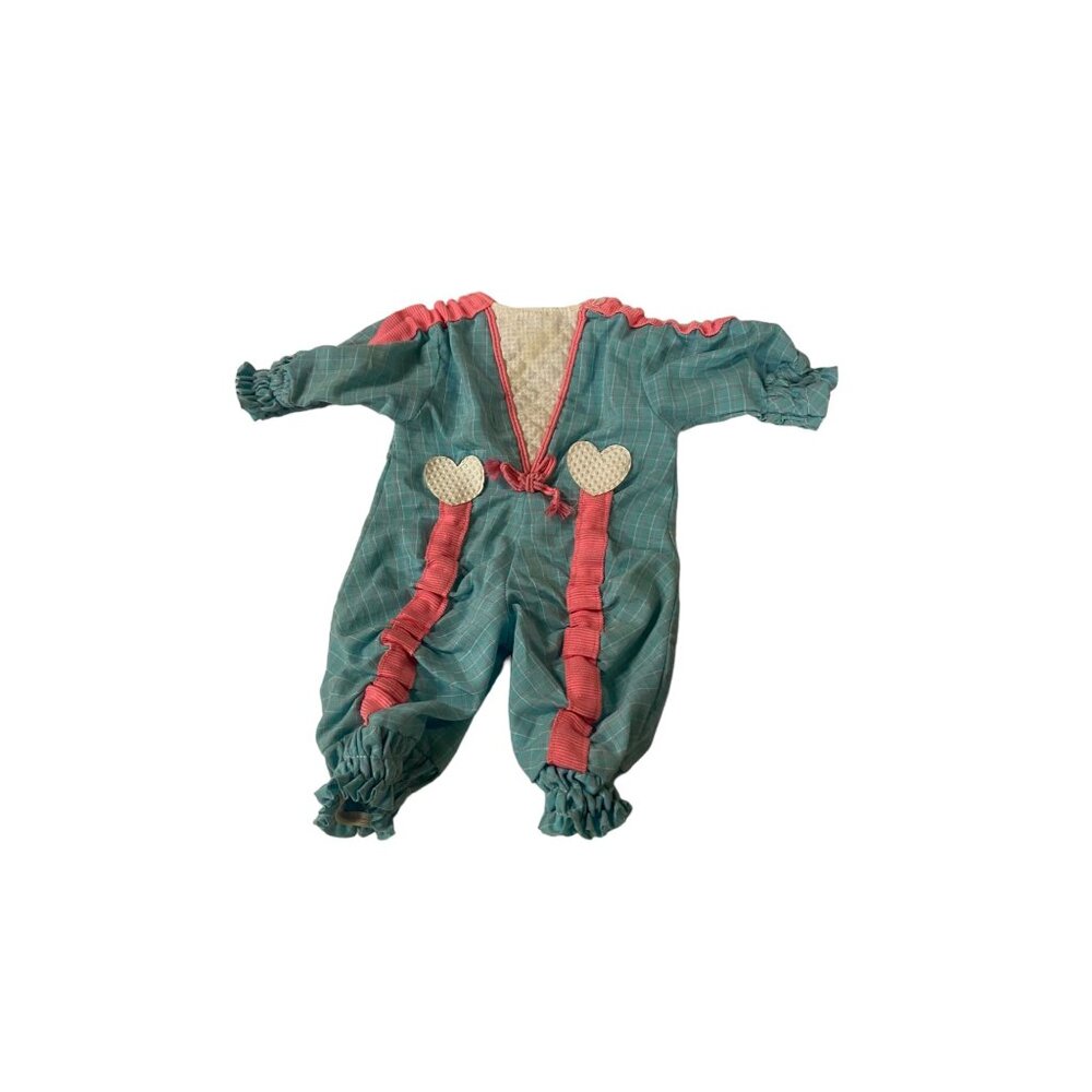 1985 Honeycomb Doll Jumpsuit Blue O/S Panosh Place Vintage Retro Collectible